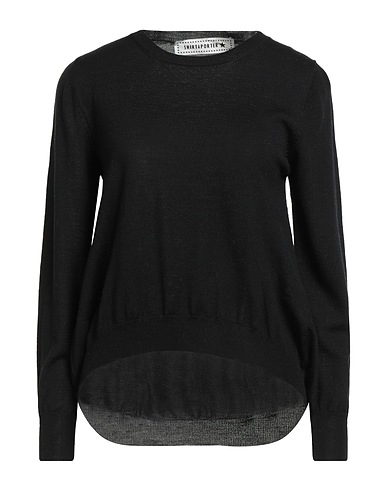 SHIRTAPORTER Sweater Black 100% Merino Wool