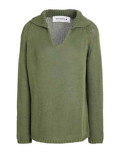 SHIRTAPORTER Sweater Green 100% Cotton