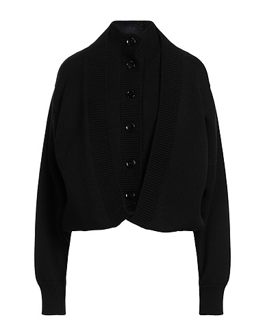 ALAÏA Cardigan Black 99% Wool, 1% Polyamide