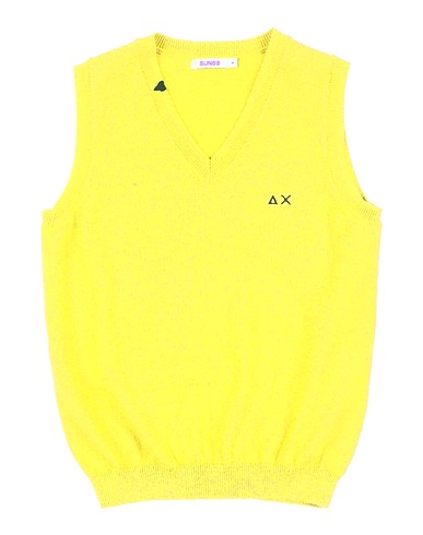 SUN 68 Pullover GIALLO 50% Wolle, 50% Baumwolle