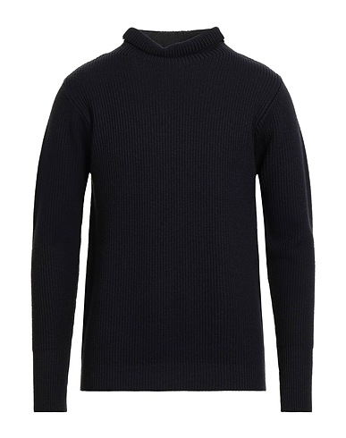 BARENA Rollkragenpullover Nachtblau 100% Wolle