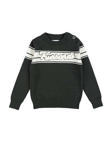 TRUSSARDI JUNIOR Sweater Military green 70% Viscose, 30% Nylon