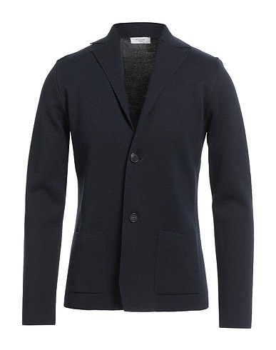 BECOME Cardigan Midnight blue 50% Merino Wool, 50% Acrylic