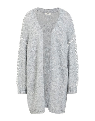 JACQUELINE de YONG Strickjacke Hellgrau 59% Recyceltes Polyester, 21% Nylon, 11% Polyester, 8% Wolle, 1% Elastan