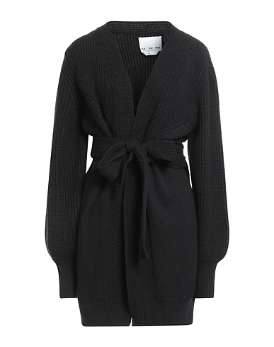 SA SU PHI Cardigan Black 100% Cashmere