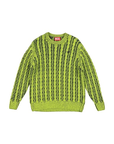 DIESEL Sweater Lime green 100% Cotton
