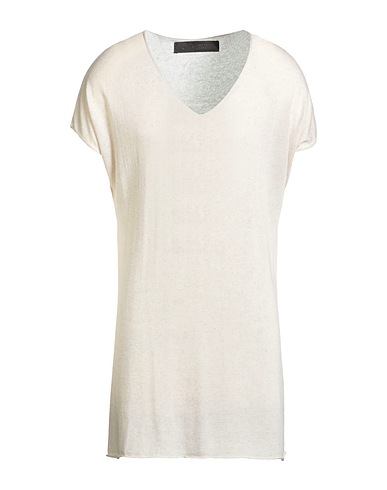 MESSAGERIE Pullover Avorio 35% Viscosa, 35% Lino, 30% Cotone