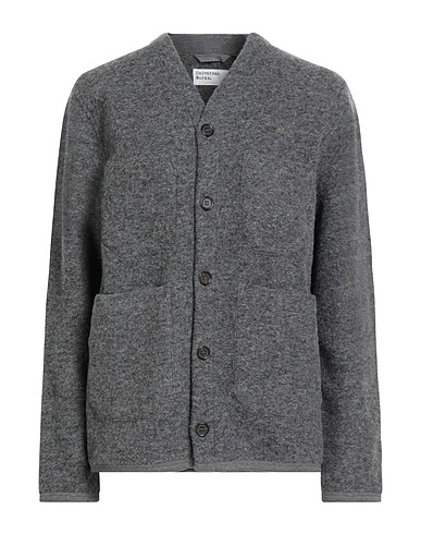 UNIVERSAL WORKS Cardigan Grigio 65% Lana, 35% Poliestere riciclato