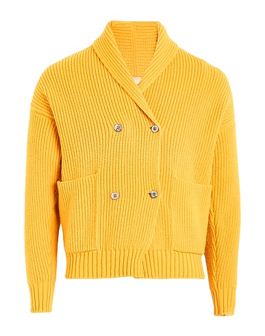 DRUMOHR Cardigan Yellow 100% Lambswool