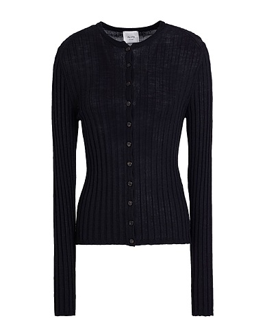 ALYSI Cardigan Nero 50% Lana, 50% Acrilico