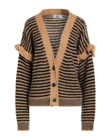 SHIRTAPORTER Cardigan Camel 40% Acrylic, 30% Nylon, 30% Mohair wool