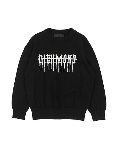 JOHN RICHMOND Jumper Black 50% Merino Wool, 50% Acrylic