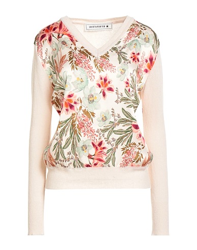 SHIRTAPORTER Jumper Beige 40% Wool, 30% Viscose, 20% Polyamide, 10% Cashmere