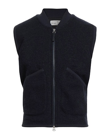 UNIVERSAL WORKS Cardigan Midnight blue 65% Wool, 35% Recycled polyester