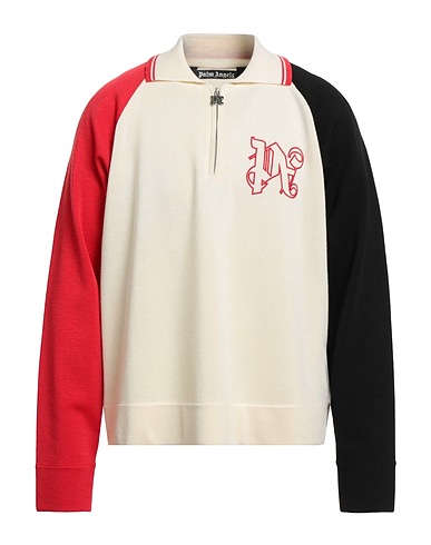 PALM ANGELS Jumper Beige 100% Wool, Polyester