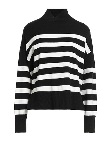 ONLY Polo neck Black 51% Viscose, 26% Polyester, 23% Nylon