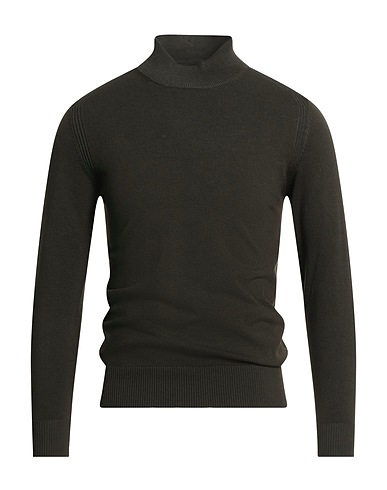 OUT/FIT Polo neck Military green 65% Viscose, 35% Polyamide