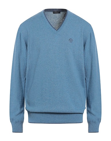 NORTH SAILS Pullover Blu chiaro 35% Poliammide, 30% Lana, 30% Viscosa, 5% Cachemire