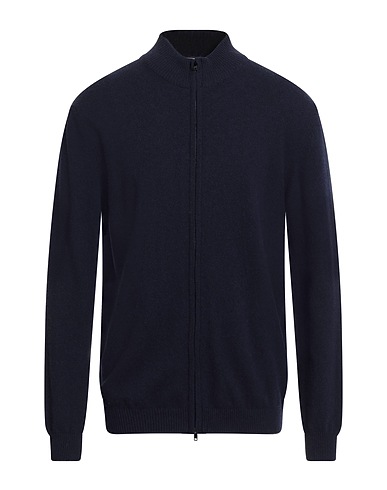 MANIFATTURA MAGLIERIA ITALIANA Firenze Cardigan Midnight blue 90% Wool, 10% Cashmere