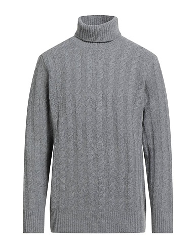 ZANONE Turtleneck Grey 50% Alpaca wool, 50% Virgin Wool