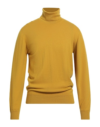 ZANONE Rollkragenpullover Senf 100% Geelongwolle