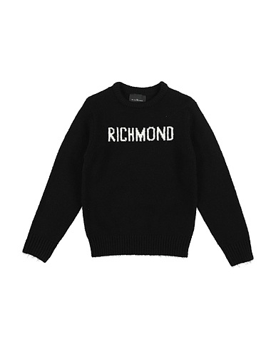 JOHN RICHMOND Sweater Black 75% Acrylic, 22% Polyester, 3% Elastane