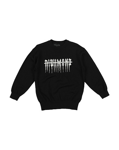 JOHN RICHMOND Jumper Black 50% Merino Wool, 50% Acrylic