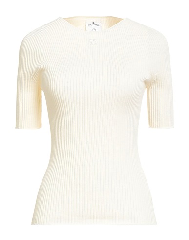 COURRÈGES Jumper Cream 80% Cotton, 20% Merino Wool