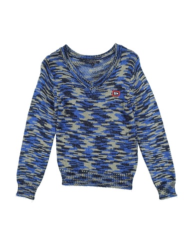 HEACH by SILVIAN HEACH Pullover Blu 70% Acrilico, 20% Lana, 10% Lana di alpaca