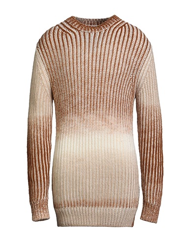 DONDUP Pullover Cammello 58% Lana, 38% Acrilico, 4% Lana di alpaca