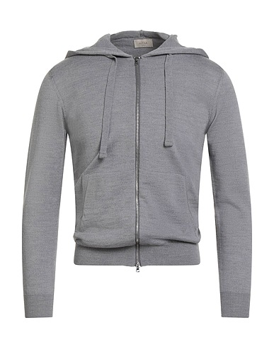 ALTEA Cardigan Grey 100% Virgin Wool