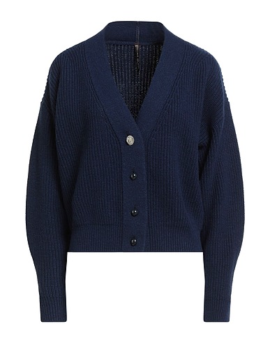 MANILA GRACE Cardigan Midnight blue 35% Polyamide, 30% Wool, 30% Viscose, 5% Cashmere