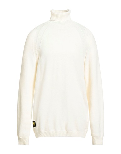 BLAUER. Turtleneck Ivory 44% Acrylic, 25% Polyamide, 18% Polyester, 13% Wool