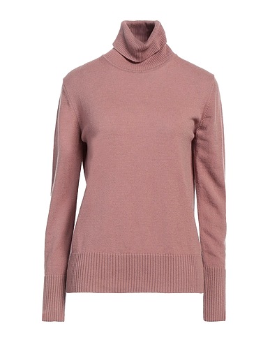 ALPHA STUDIO Polo neck Antique rose 70% Wool, 30% Cashmere