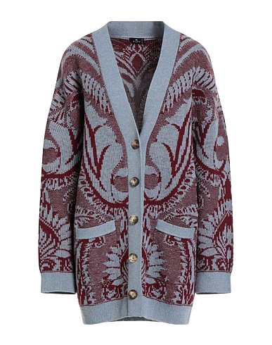 ETRO Cardigan Burgundy 100% Wool