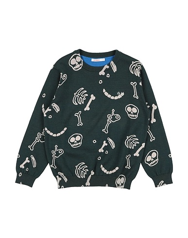 SUN 68 Jumper Dark green 100% Cotton