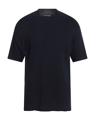 GRIFONI Pullover Blu navy 100% Lana Vergine