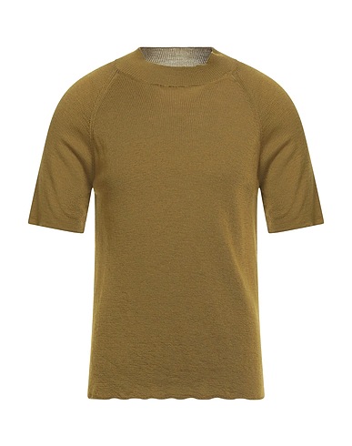 GRIFONI Pullover Verde militare 100% Lana Vergine