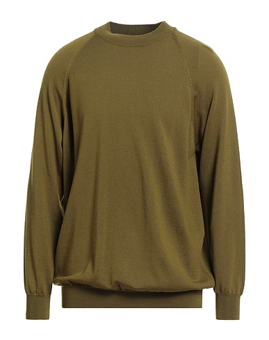 GRIFONI Sweater Military green 100% Virgin Wool