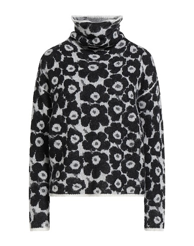 ALESSIA SANTI Polo neck Black 45% Alpaca wool, 35% Polyamide, 20% Wool