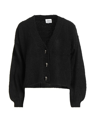 BERNA Cardigan Black 50% Wool, 20% Acrylic, 20% Viscose, 10% Polyamide
