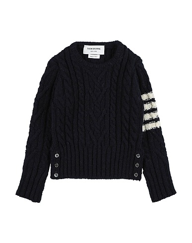 THOM BROWNE Sweater Midnight blue 70% Merino Wool, 30% Mohair wool