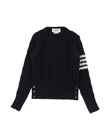 THOM BROWNE Sweater Navy 70% Merino Wool, 30% Mohair wool