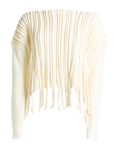 LIVIANA CONTI Pullover Panna 100% Lana Vergine