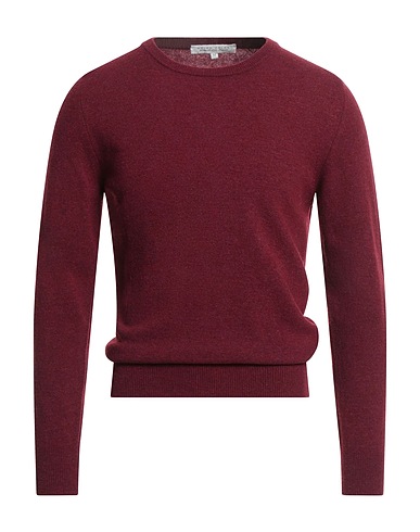 BRIAN DALES Jumper Burgundy 90% Wool, 10% Polyamide