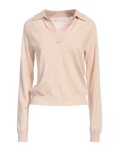 GIROCOLLO Maglia in Cachemire Sabbia 100% Cachemire