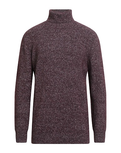 PURO CASHMERE Turtleneck Plum 37% Alpaca wool, 30% Cotton, 24% Polyamide, 7% Wool, 2% Elastane