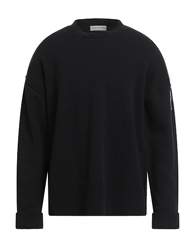 PAURA プルオーバー ブラック ウール 80% / ナイロン 20%