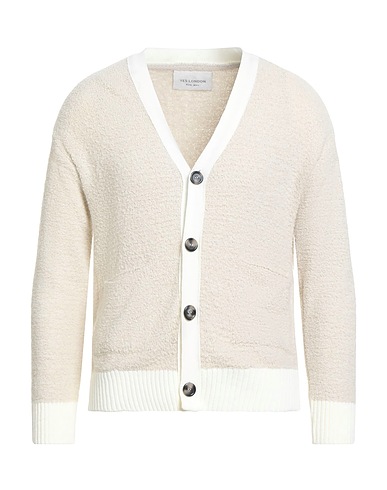 YES LONDON Strickjacke Hellgrau 100% Polyamid