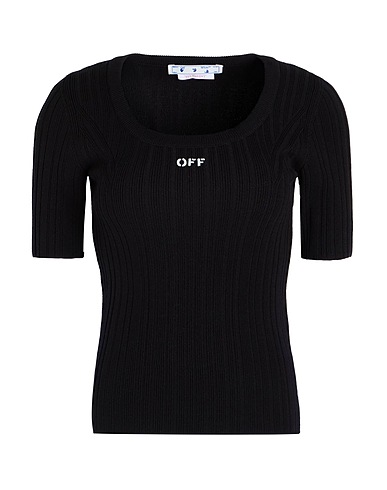 OFF-WHITE™ Sweater Black 82% Viscose, 18% Polyester